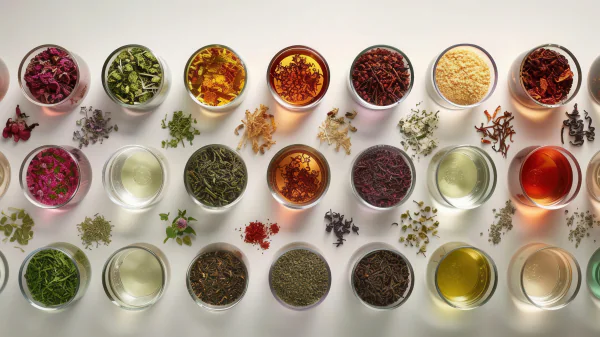 Selección de tés e infusiones